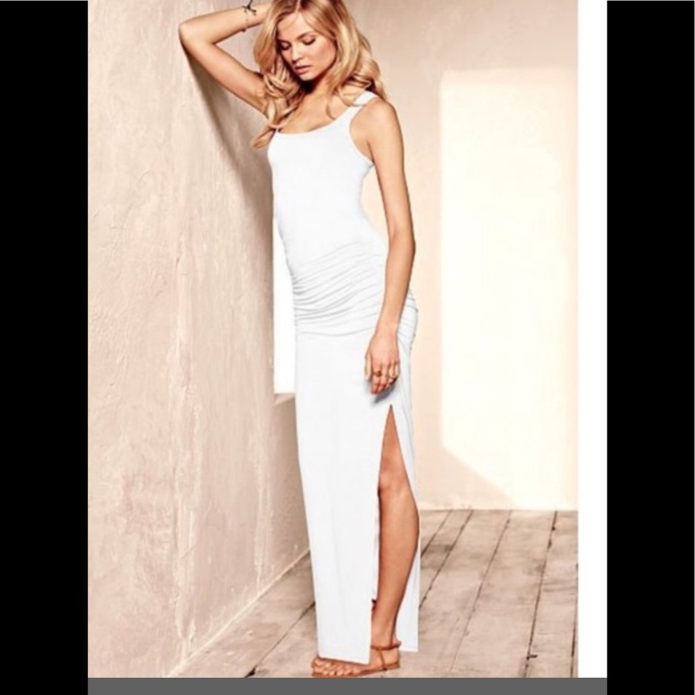 Victoria’s Secret white maxi dress. Size S